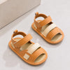 JF Peach Orange & Cream Summer Rubber-Sole Sandals for Boy SDL7596B