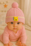 Pink Baby Fashion Warm Winter Wool Cap (0 Months - 24 Months) CP5092E