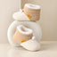 JF Premium Cream Beige Cozy Winter Shoes SH7188C