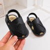 JF Classic Black Summer Rubber-Sole Sandals for Boy SDL7588D