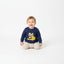 JF Navy Blue Cartoon Character Baby Sweatshirt - Soft Fleece Stuff, Machine Washable - Perfect for Winter, Perfect for Outdoor SS6427I