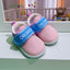 Purple & Pink Baby Boys & Girls Pu Soft Sole Bottom Walking Sneakers Toddler Rubber Sole First Walkers Infant Crib Shoes SH7168B