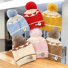 Red Imported Knitted Warm Winter Wool Cap (6 Months -3 Years) CP5090B