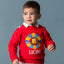 Red Baby Lion Fashion Sweater Cardigan Sweater Cardigan SC6304A