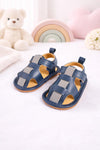 JF Navy Blue Stylish Summer Rubber-Soled Sandals for Boys SDL7567A