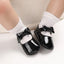 Black Baby Princess Soft Sole Booties BTS9114B