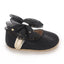 Black Bow Booties BTS9117D