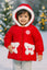 Girls Red Warm Inner Furr Hoodied Puffer Jacket HJ6201A
