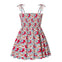 JF White & Red Frock FD6079E