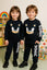 JF 2 PC Black Sonic Autumn & Winter Terry Fabric Track Suit, Sweatshirt and Trouser Set TS6418I