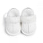 White Cotton Plush Simple Fashion Versatile Fur Slippers SLP8015B