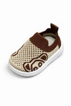 Beige Color Baby Soft Bottom Walking Sneakers Toddler Rubber Sole First Walkers Infant Shoes SH7178B