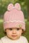 Pink Fashion Happy Baby Knitted Warm Winter Wool Cap (6 Months -3 Years) CP5088D