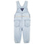 Light Denim Overalls Dungaree With Belt, Perfect for Outdoor FD6434B