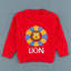 Red Baby Lion Fashion Sweater Cardigan Sweater Cardigan SC6304A