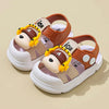 Brown Children's Outdoor Sandals Non-Slip Summer Sandals SDL7554B