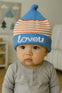 Sky Blue Winter Warm Lovely Knitting Hat Cap (6-24 Months) CP5001A