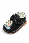 Black Cartoon Character First Walkers Baby Shoes SH7180A