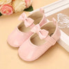Fashionable Flat Booties with a Bow for Girls BTS9119A