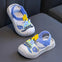 Summer Blue New Fashion Cartoon Youngsters Sandals, Soft Sole, Comfortable Closed Toe, EVA Upper, Sole and Insole, Hollow Design, Round Toe, Daily Casual Wear Sandals SDL7551C