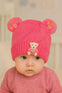 Pink Baby Fashion Warm Winter Wool Cap (0 Months - 12 Months) CP5101A