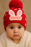 Red Rabbit Baby Warm Winter Wool Cap (0 Months - 24 Months) CP5089D