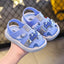 Light Blue Summer New Fashionable Children's Soft Bottom Sandals SDL7577A