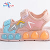 Children's Pink Lightweight Breathable Sandals - Non-Slip PVC Sole with Hook & Loop Closure, Low-Top Open-Toe Casual Suitable for Spring Summer Sandals SDL7570C