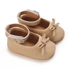 Skin New Fashion Bow Princess Non-Slip Rubber Soft Sole Shoes SH7154C