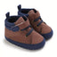 Brown Baby Boy Booties BTS9125A