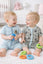2pcs Adorable Baby Cotton Rompers Set - Grey & Sky Blue BS6430C
