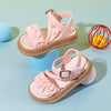 Fashionable Pink Beach Sandals for Little Girls with a Soft, Non-Slip Sole Sandals SDL7575A