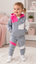 Pink Baby Girl Hoodie & Trouser Set - Soft Fleece Stuff, Machine Washable - Perfect for Winter, Perfect for Outdoor TS6419L