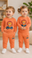 Orange Lion Design Baby sweatshirt & Trouser Set - Soft Fleece Stuff, Machine Washable - Perfect for Winter, Perfect for Outdoor TS6419O