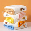 Set Of 5 Baby Washcloth Towels, Soft And Comfortable Baby Square Towels, Drool Bibs TB6521