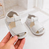 JF Pearl White Summer Rubber-Sole Sandals for Boy SDL7595B