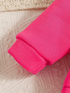 Pink Baby Girl Hoodie & Trouser Set - Soft Fleece Stuff, Machine Washable - Perfect for Winter, Perfect for Outdoor TS6419M