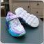 Purple with Laces & Lighting Sole Jogger Shoes SH7050B