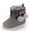 Gray Cute Comfortable Baby Warm Shoes SH7152B