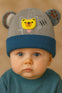 Grey Baby Bear Face Warm Winter Wool Cap (0 Months - 24 Months) CP5109C