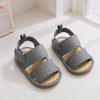 JF Cool Grey Summer Rubber-Sole Sandals for Boy SDL7590C