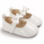 White Baby Princess Soft Sole Booties BTS9114D