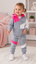 Pink Baby Girl Hoodie & Trouser Set - Soft Fleece Stuff, Machine Washable - Perfect for Winter, Perfect for Outdoor TS6419L