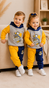 Future Hufflepuff Design Baby Hoodie & Trouser Set - Soft Fleece Stuff, Machine Washable - Perfect for Winter, Perfect for Outdoor TS6419C