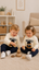 2 Pcs Blue Bear Embroidery Baby sweatshirt & Trouser Set - Soft Fleece Stuff, Machine Washable - Perfect for Winter, Perfect for Outdoor TS6419Q