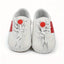 Red & Whte Baby Shoes SH7138A