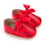 Red Bow Soft Sole Booties BTS9115C
