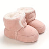 Baby's First Winter Boots - Plush Soft Sole, Breathable Fabric, Ankle-High with Closure Warm Shoes SH7131E