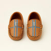 Brown Casual non-Slip Low Top Loafer Shoes for Baby Boys SH7172B
