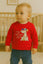 JF Red Love Dog Baby Sweatshirt - Soft Fleece Stuff, Machine Washable - Perfect for Winter, Perfect for Outdoor SS6427B